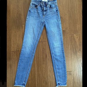 Kate height waist blue skinny jeans